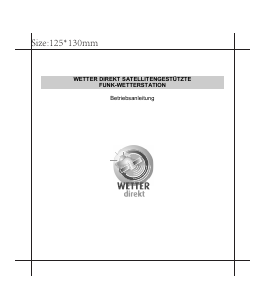 Bedienungsanleitung Technoline WD 9550 Wetterstation