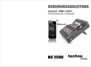 Handleiding Technoline BC2500 Batterijlader