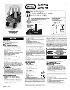 Manual de uso Little Tikes 642319M Coche para niños