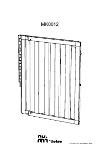 Handleiding Lindam MK0012 Numi Kinderhekje