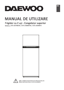 Handleiding Daewoo DTS-207MEW Koel-vries combinatie