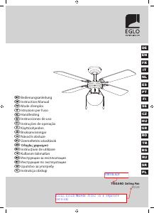 Manuál Eglo 35122 Tiggano Stropní ventilátor