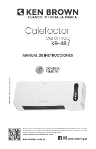 Manual de uso Ken Brown KB-48 Calefactor