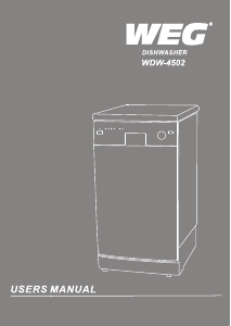 Handleiding WEG WDW-4502 Vaatwasser