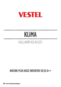 Kullanım kılavuzu Vestel Nature Plus Buzz 24 Klima