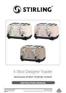 Handleiding Stirling KY-866-SM Broodrooster