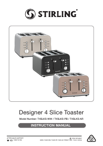 Handleiding Stirling T4SLKS-WW Broodrooster