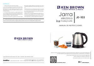 Manual de uso Ken Brown JE-103 Hervidor