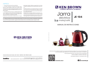 Manual de uso Ken Brown JE-104 Hervidor