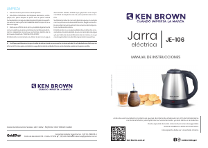Manual de uso Ken Brown JE-106 Hervidor