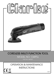 Handleiding Clarke CMFT Li Multitool