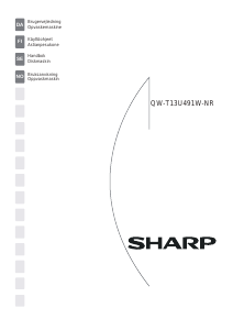 Käyttöohje Sharp QW-T13U491W-NR Astianpesukone