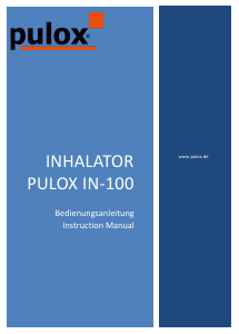 Handleiding Pulox IN-100 Inhalator