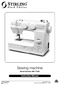 Handleiding Stirling MD17329 Naaimachine
