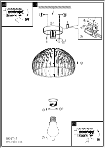 Handleiding Eglo 901747 Lamp