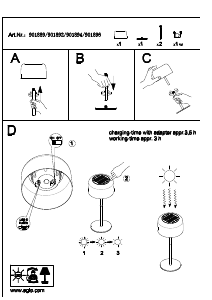 Handleiding Eglo 901896 Lamp