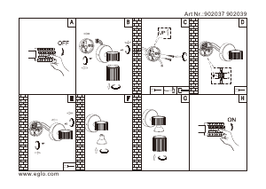 Handleiding Eglo 902037 Lamp