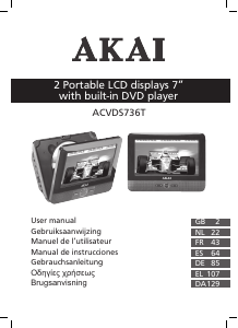 Bedienungsanleitung Akai ACVDS736T DVD-player