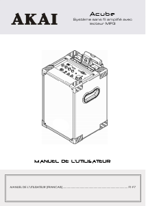 Mode d’emploi Akai Acube Haut-parleur