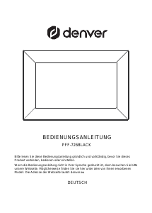Bedienungsanleitung Denver PFF-726 Digitaler bilderrahmen
