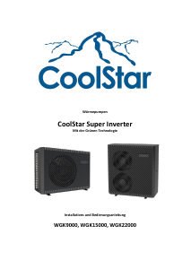 Bedienungsanleitung CoolStar WGK9000 Wärmepumpe