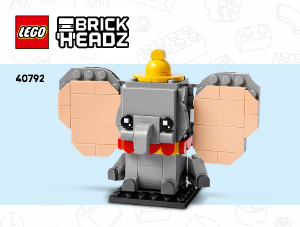 Vadovas Lego set 40792 Brickheadz Dambis