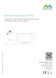 Bedienungsanleitung Mathfel MF-525 Türsprechanlage