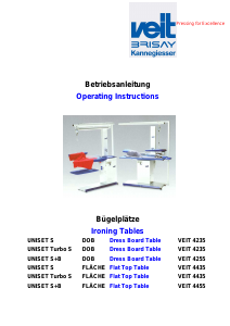 Handleiding Veit Uniset S Strijksysteem
