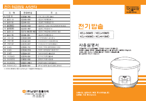 사용 설명서 키친플라워 KCJ-H06MD 전기밥솥