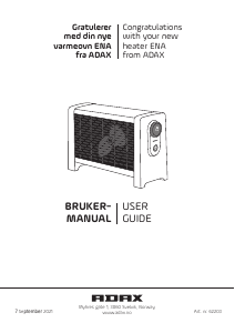 Handleiding Adax ENA Kachel