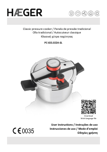 Manual Haeger PC-6SS.022A Pressure Cooker