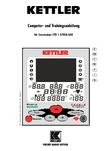 Mode d’emploi Kettler CTR 1 Console de fitness