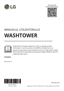 Manual LG WT1210EGF Mașină de spalat cu uscator