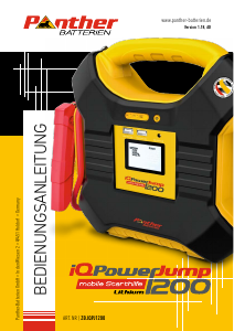 Bedienungsanleitung Panther IQPowerJump1200 Starthilfe