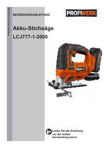 Bedienungsanleitung Profiwerk LCJ777-1-2000 Stichsäge