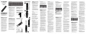 Handleiding Nitecore EDC31 Zaklamp