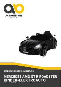 Bedienungsanleitung Actionbikes Mercedes-Benz AMG GT R Roadster Kinderauto