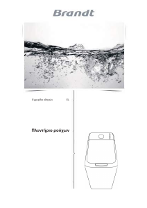 Εγχειρίδιο Brandt BT36022VG Πλυντήριο