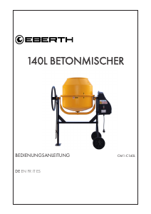 Mode d’emploi Eberth CM1-140 Mélangeur à ciment