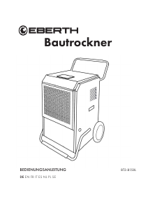 Handleiding Eberth BT3-B158L Luchtontvochtiger