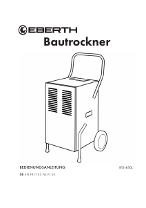 Bedienungsanleitung Eberth BT3-50L Luftentfeuchter