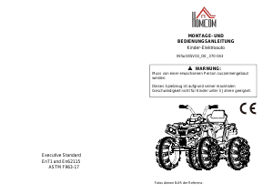 Bedienungsanleitung Homcom INfac005V03_DE_370-043 Kinderauto