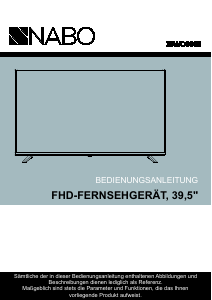 Bedienungsanleitung NABO 39WO5000 LED fernseher