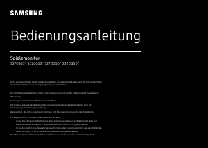 Bedienungsanleitung Samsung S27DG502EU LED monitor