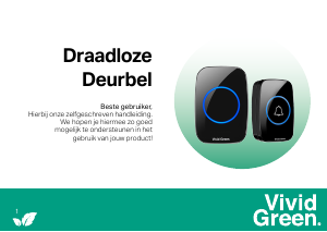 Handleiding Vivid Green Wireless Deurbel
