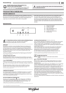 Handleiding Whirlpool WHSD18A013C1 Koelkast