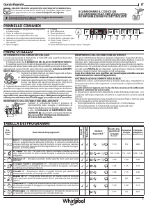 Manuale Whirlpool W0I D734L S Lavatrice