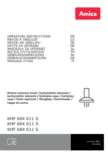 Handleiding Amica KHF 684 611 S Afzuigkap