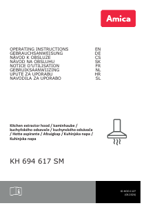 Handleiding Amica KH 694 617 SM Afzuigkap