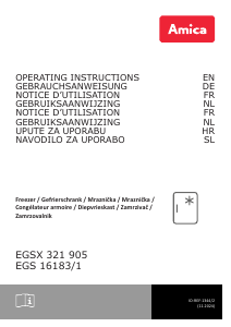 Manuál Amica EGS 16183/1 Mraznička